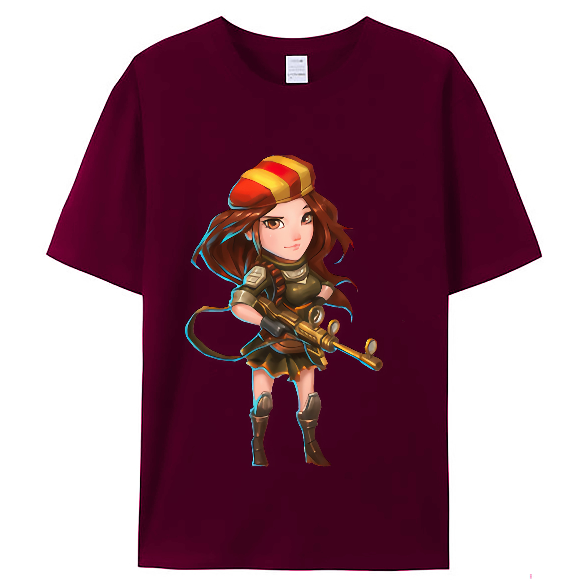 （画像用） リーグ・オブ・レジェンド League of Legends LOL レディースカジュアルプリントTシャツ（綿100％）